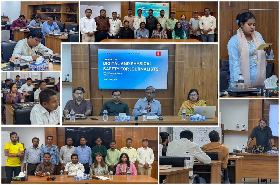Training on Digital and Physical Safety for Journalists Bangladesh